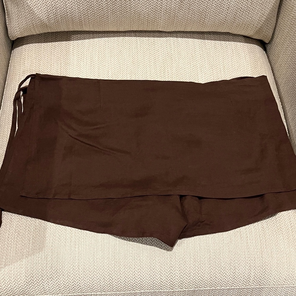 Lioness Woman’s Brown Country Side skort size Large - Picture 8 of 11